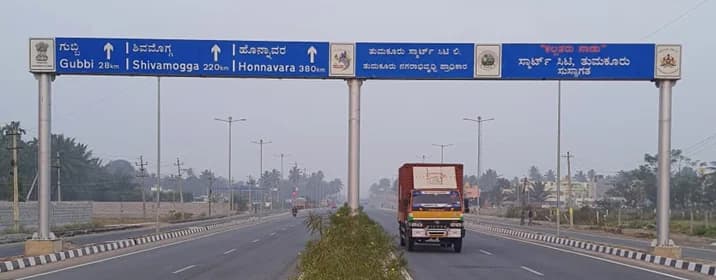 Traffic Signages - MoRTH-compliant regulatory, cautionary, informatory signs, and highway direction signs.